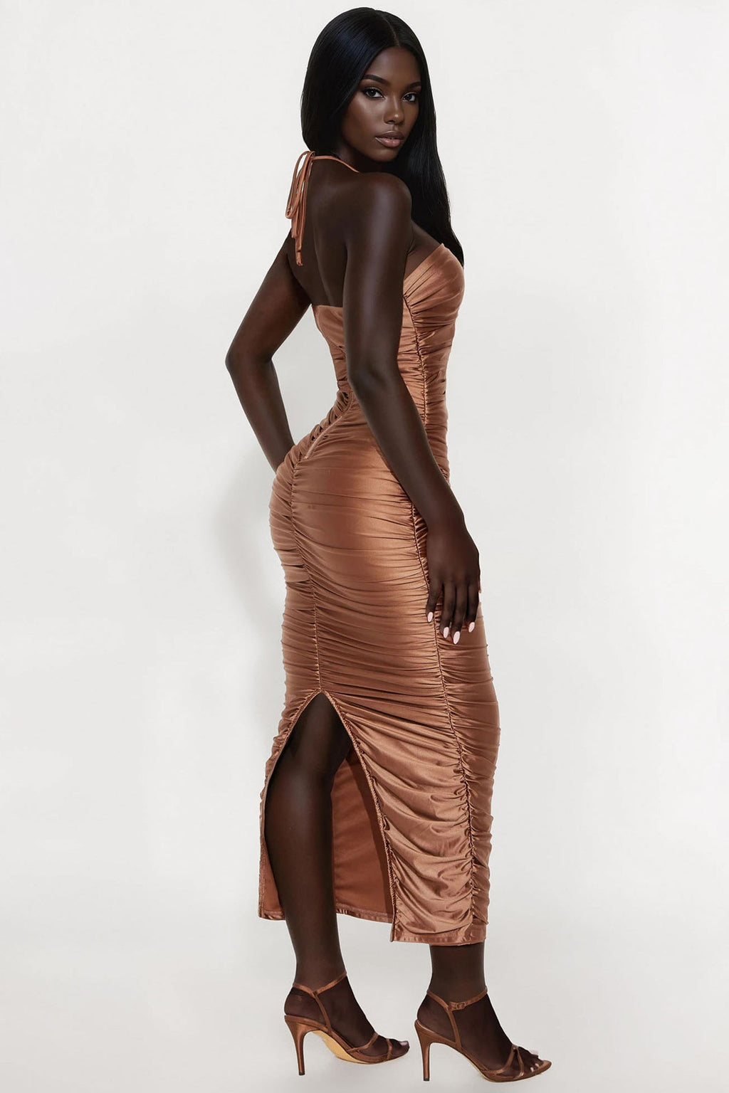 Vacation Romance Maxi Dress - Brown
