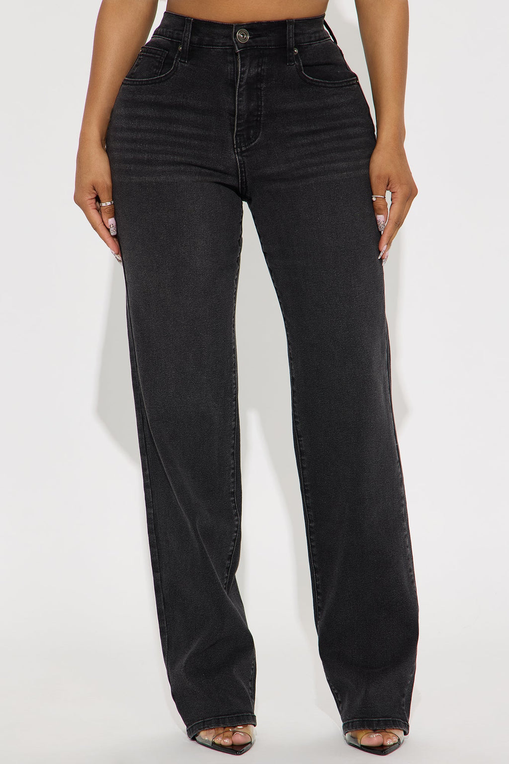 Tall Nova 90s Straight Leg Jeans - Black Wash