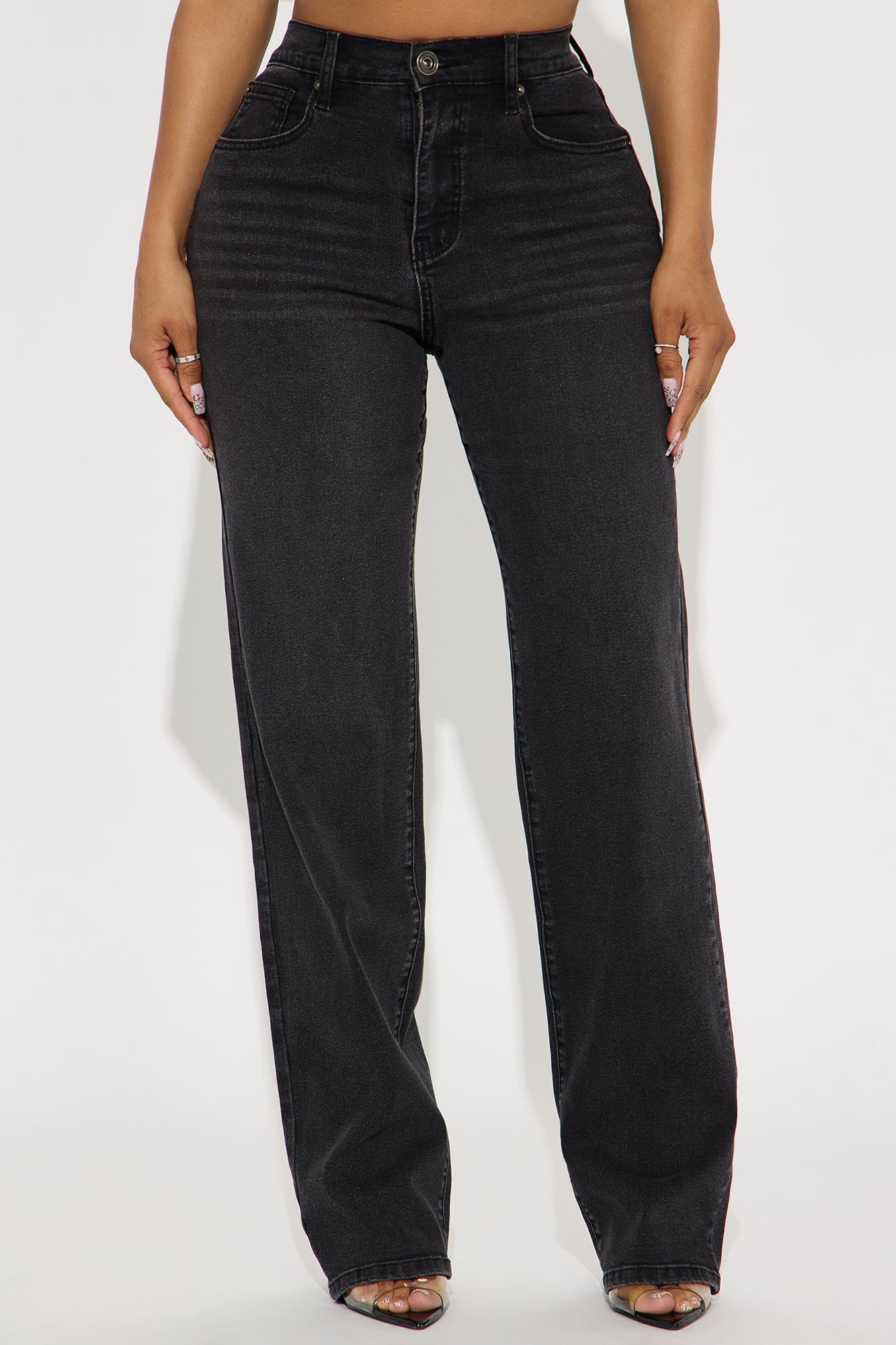 Tall Nova 90s Straight Leg Jeans - Black Wash