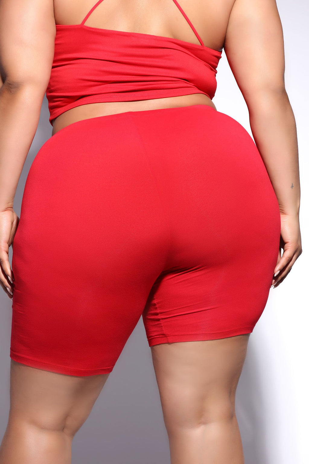 Natalee Biker Shorts - Red