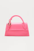 Sugar Chic Mini Faux Leather Handbag - Pink