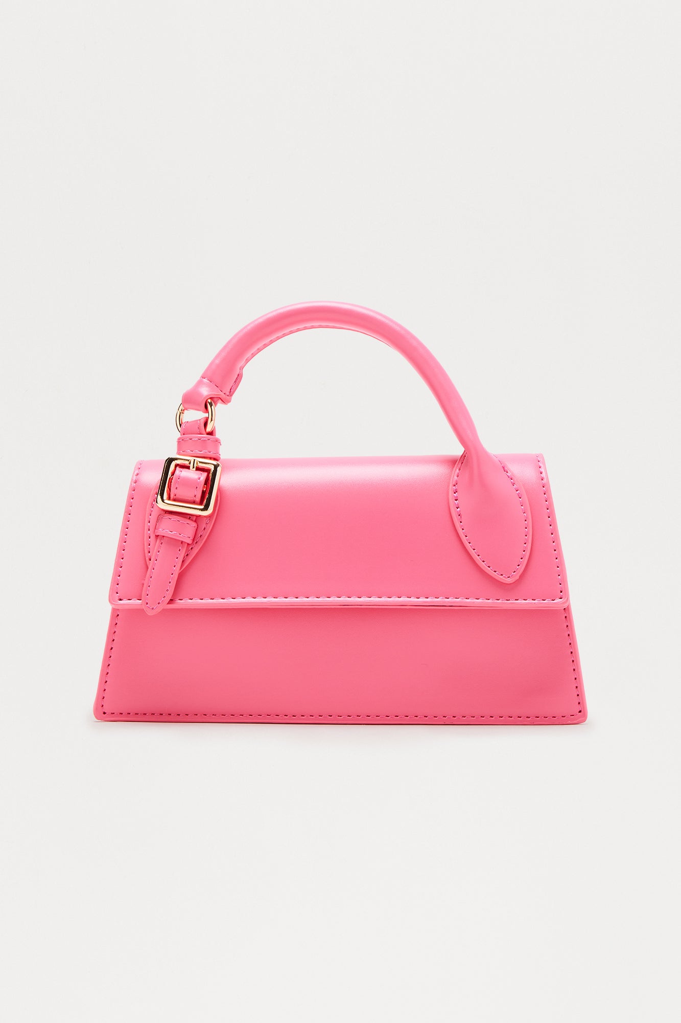 Sugar Chic Mini Faux Leather Handbag - Pink