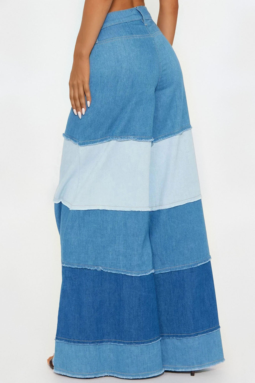 Bali Babe Flowy Wide Leg Jeans - Blue Wash