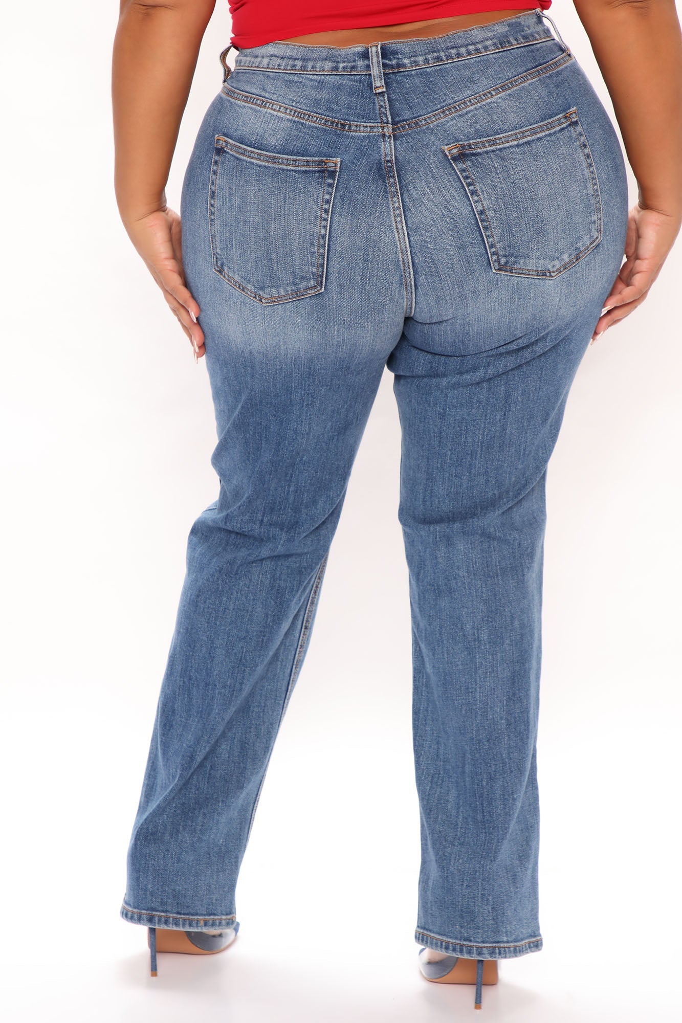 Truly Authentic Slim Stretch Straight Leg Jeans - Light Blue Wash