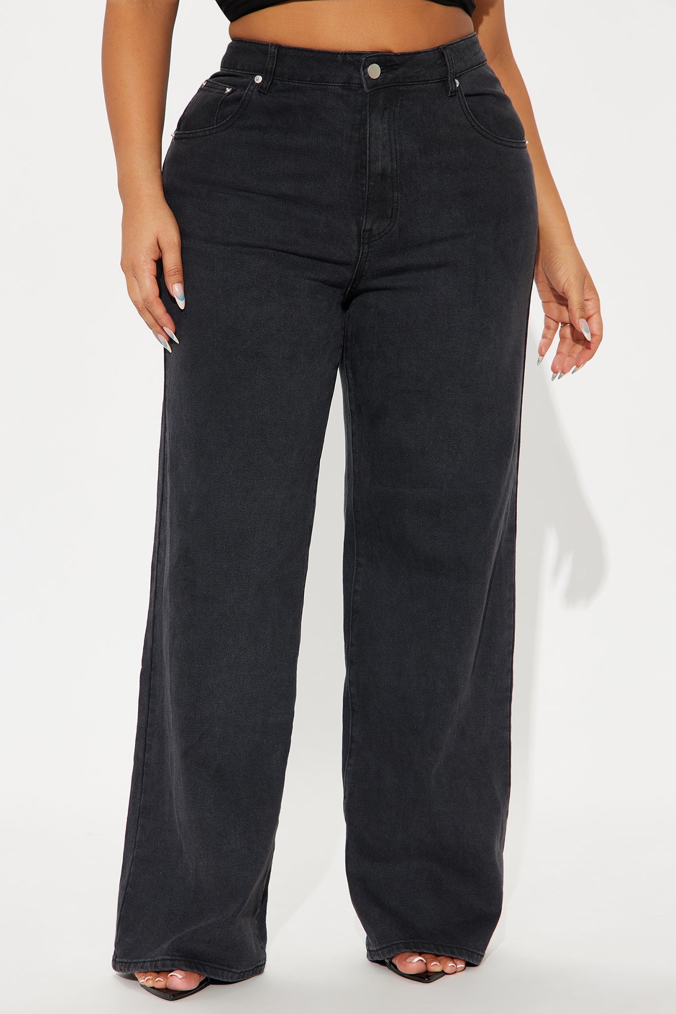 Bonafide Basic Straight Leg Jeans - Black Wash