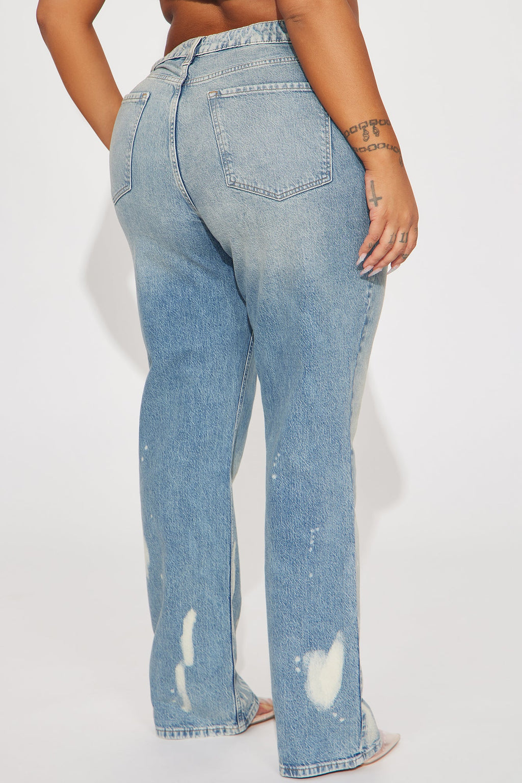 True To You Stretch Straight Leg Jeans - Vintage Wash