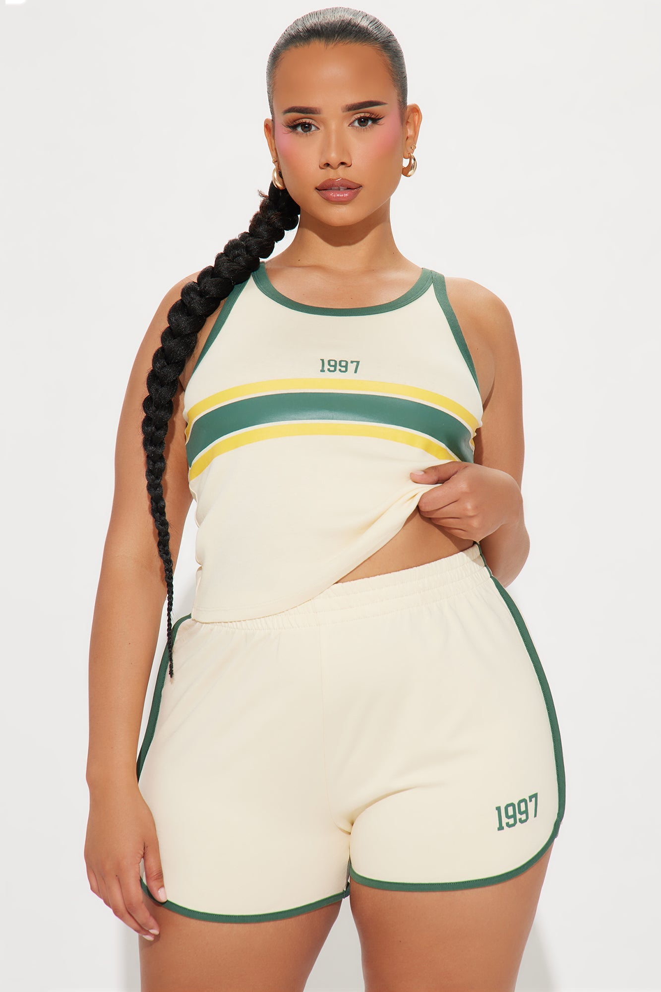 1997 Short Set - Cream/combo