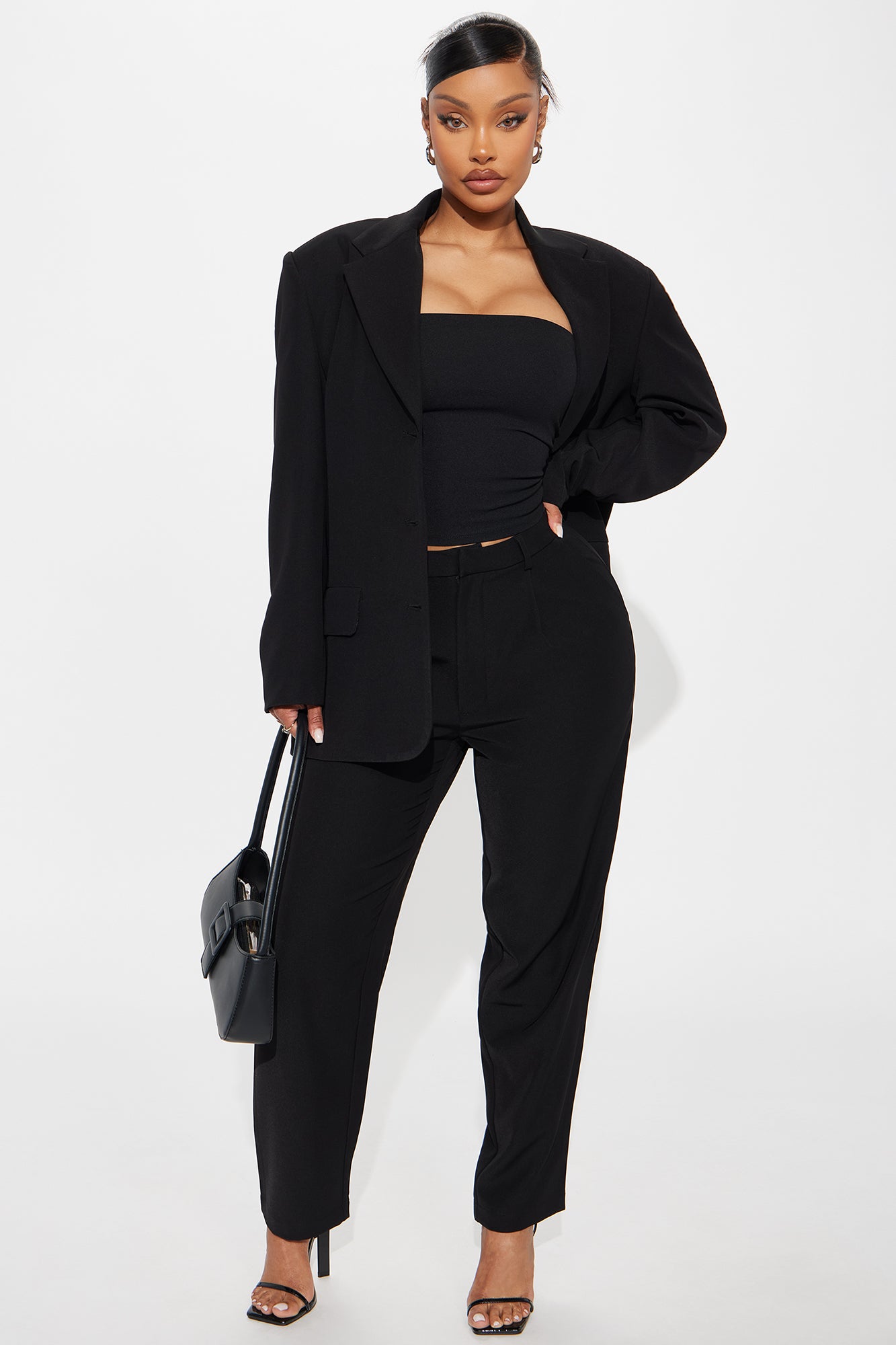 Said Something Trouser - Black