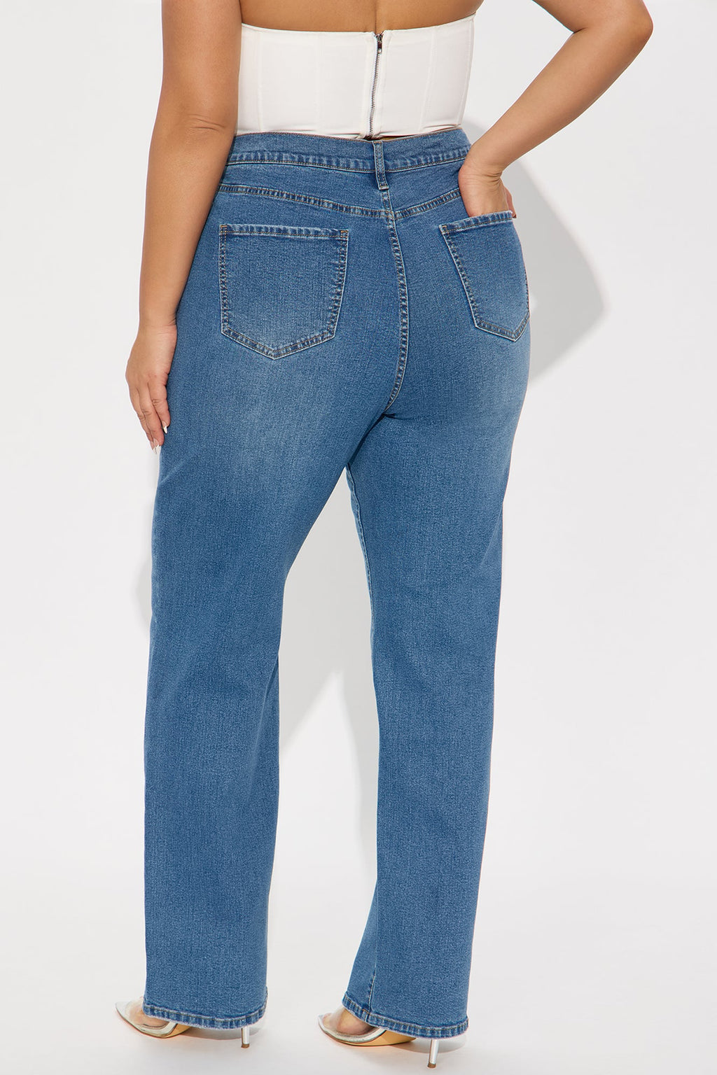Tall Nova 90s Straight Leg Jeans - Medium Blue Wash