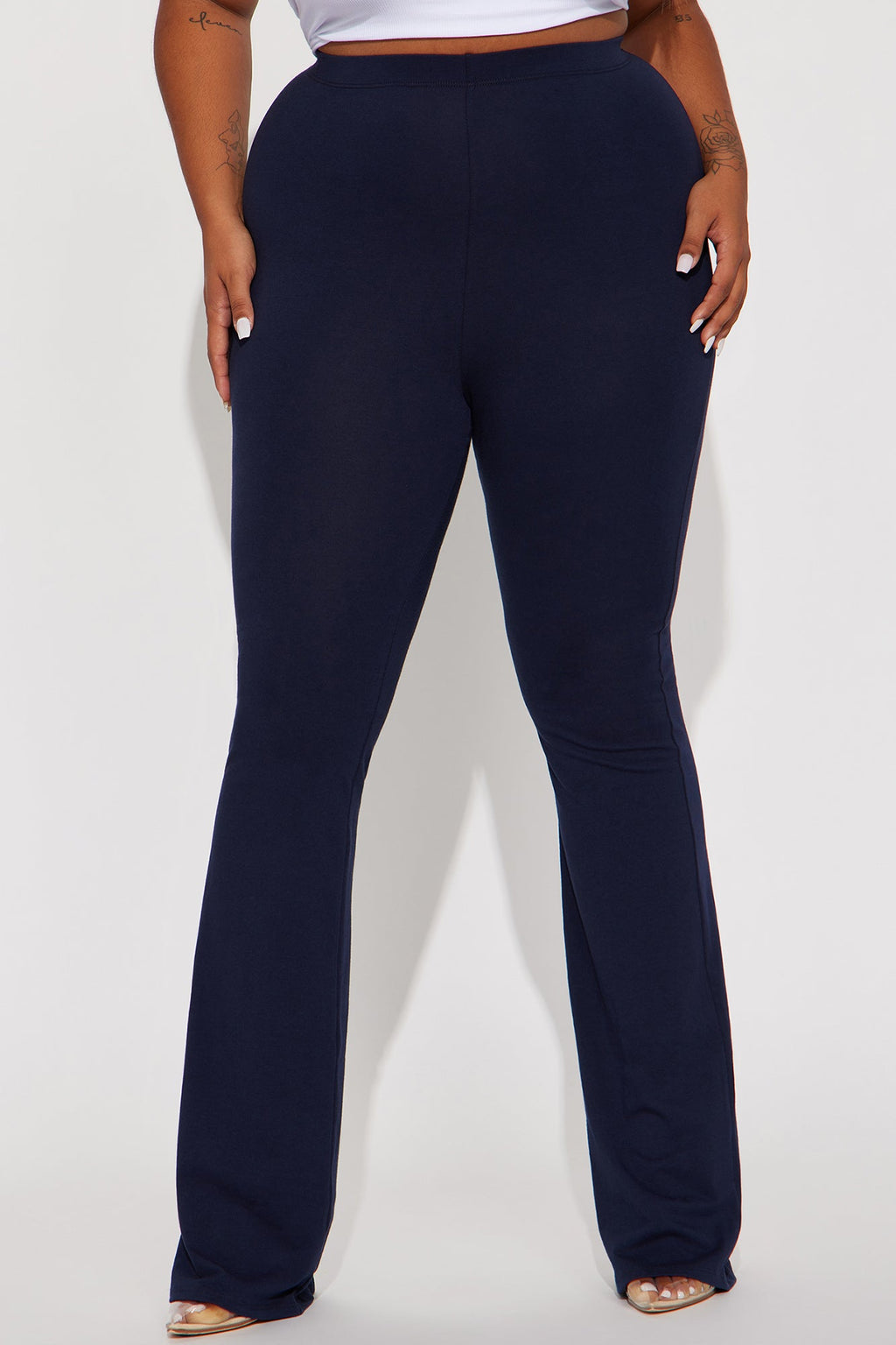 Tall Adriana Flare Pant - Navy