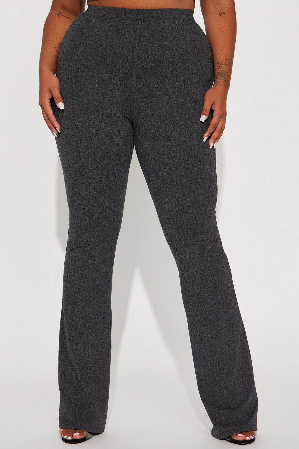 Tall Adriana Flare Pant - Charcoal