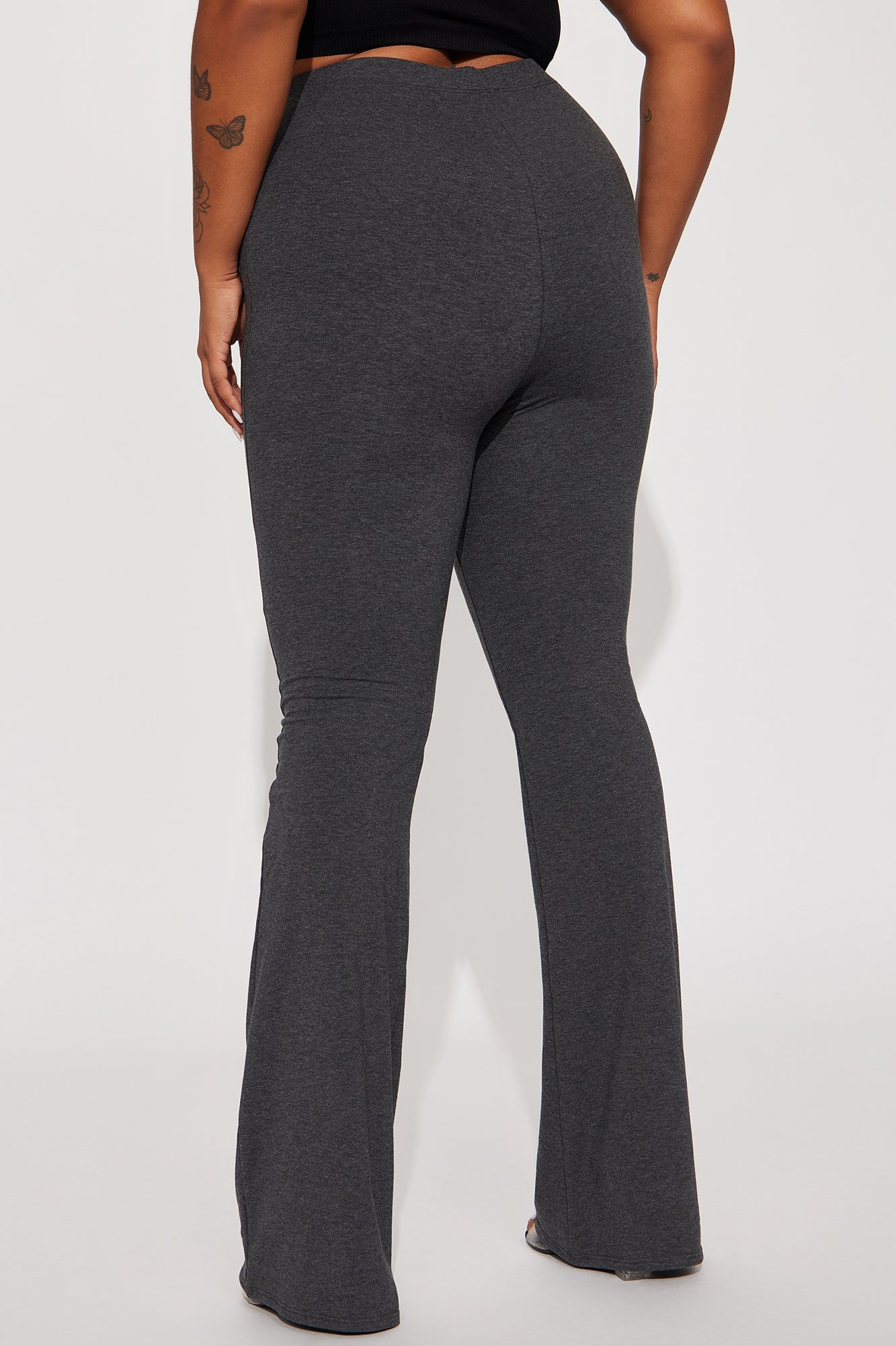 Tall Adriana Flare Pant - Charcoal