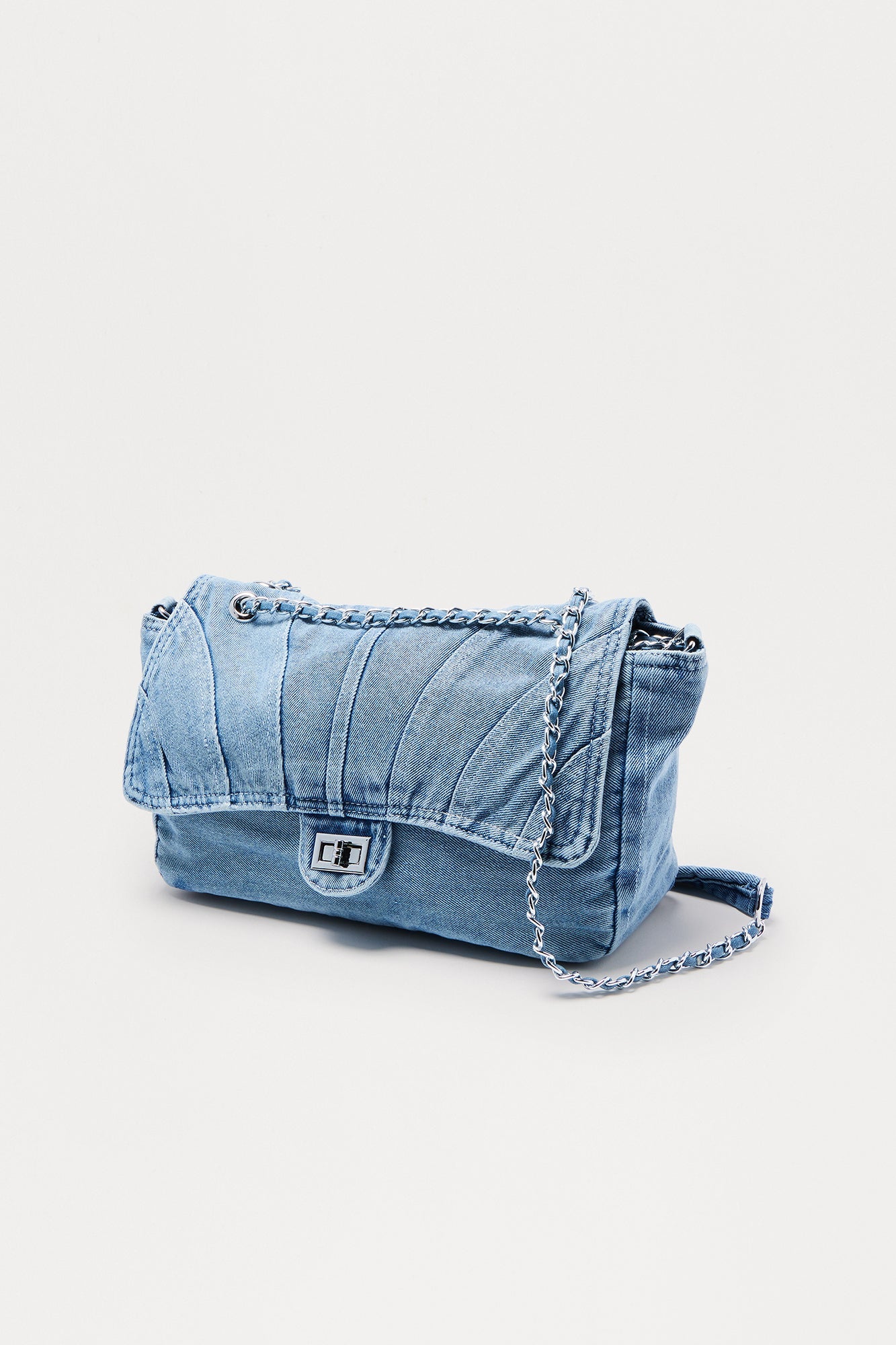 Never Fading Denim Handbag  - Light Wash