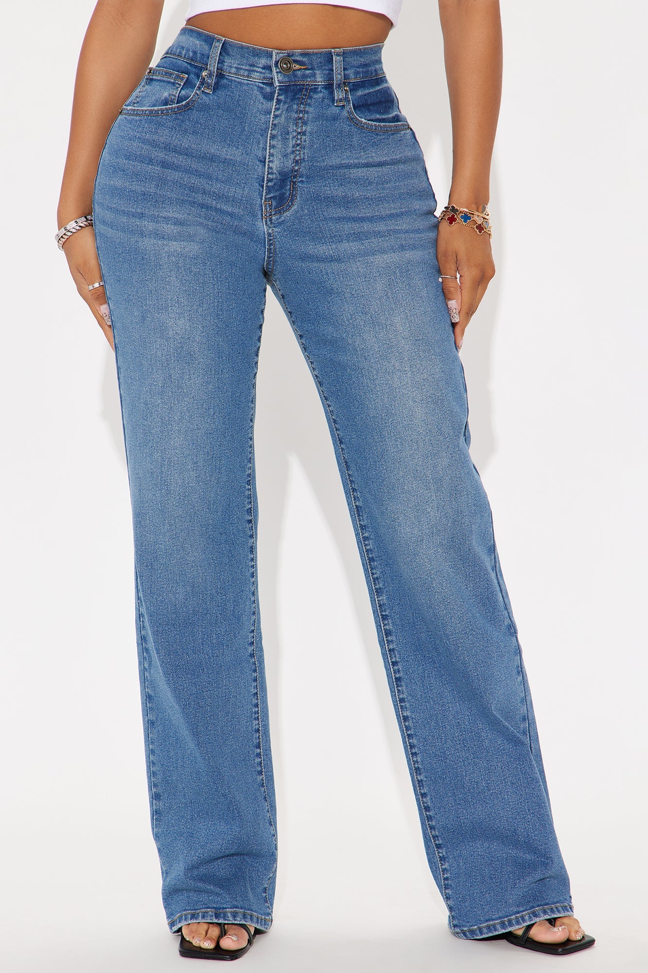 Tall Nova 90s Straight Leg Jeans - Medium Blue Wash