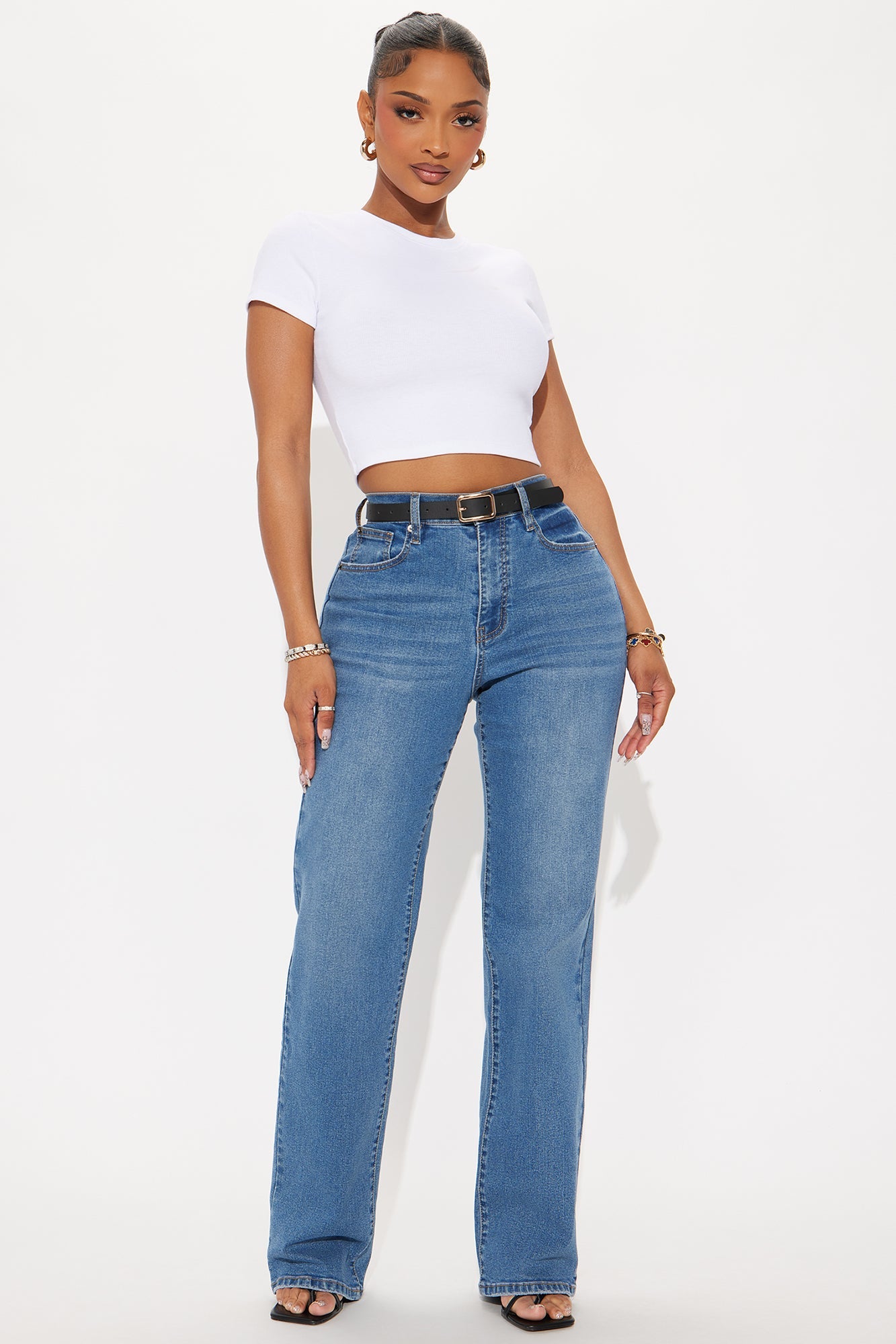 Tall Nova 90s Straight Leg Jeans - Medium Blue Wash