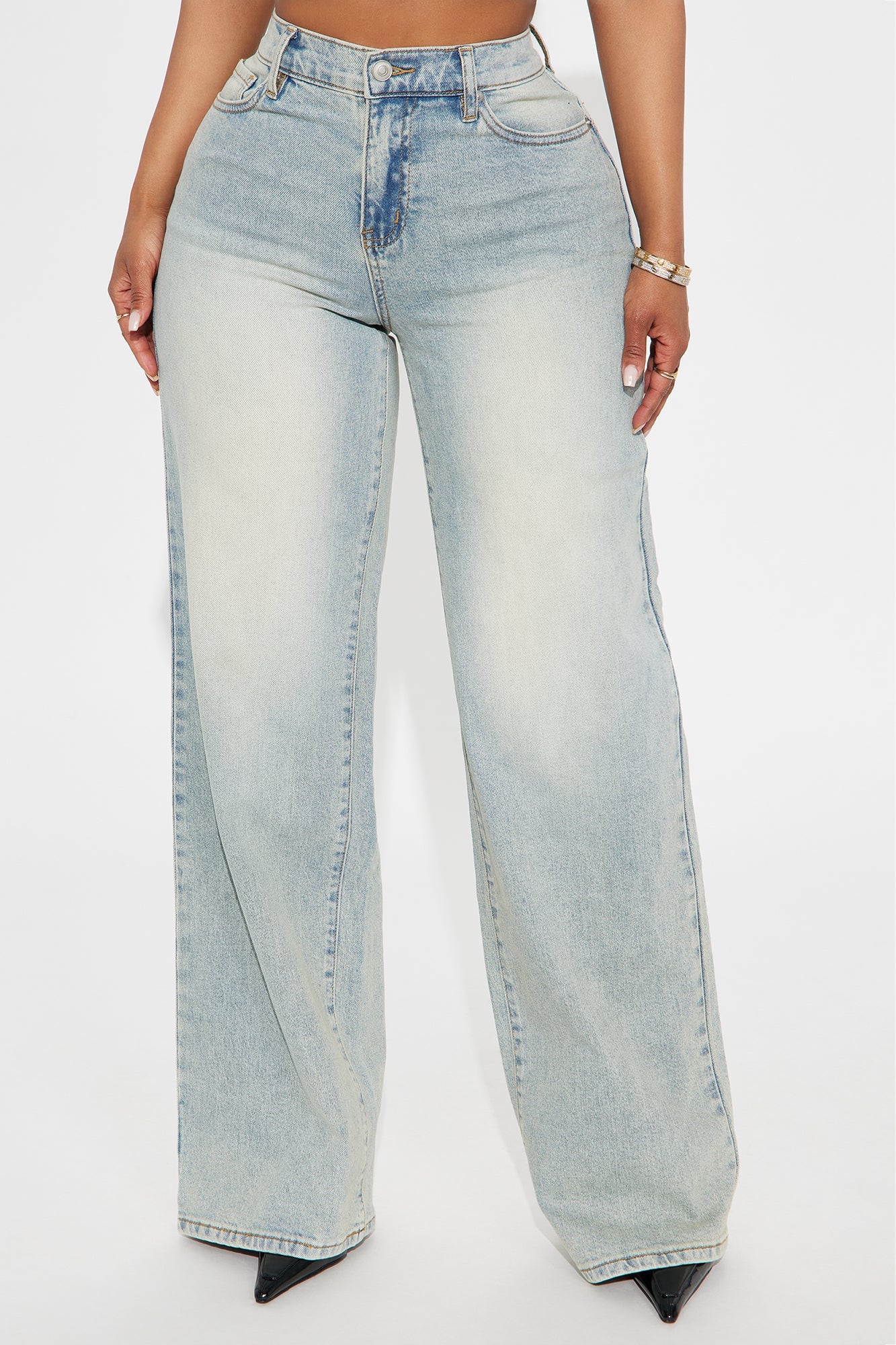 Favorite Classic Wide Leg Jeans - Vintage Wash