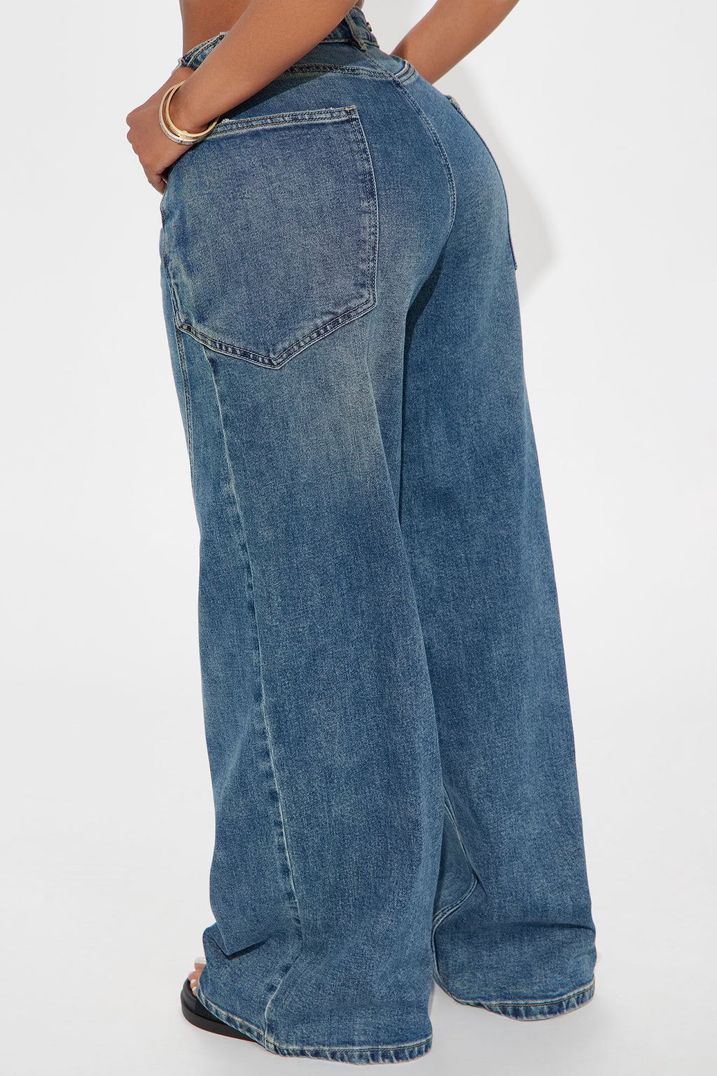 Taking Space Baggy Jeans - Dark Wash
