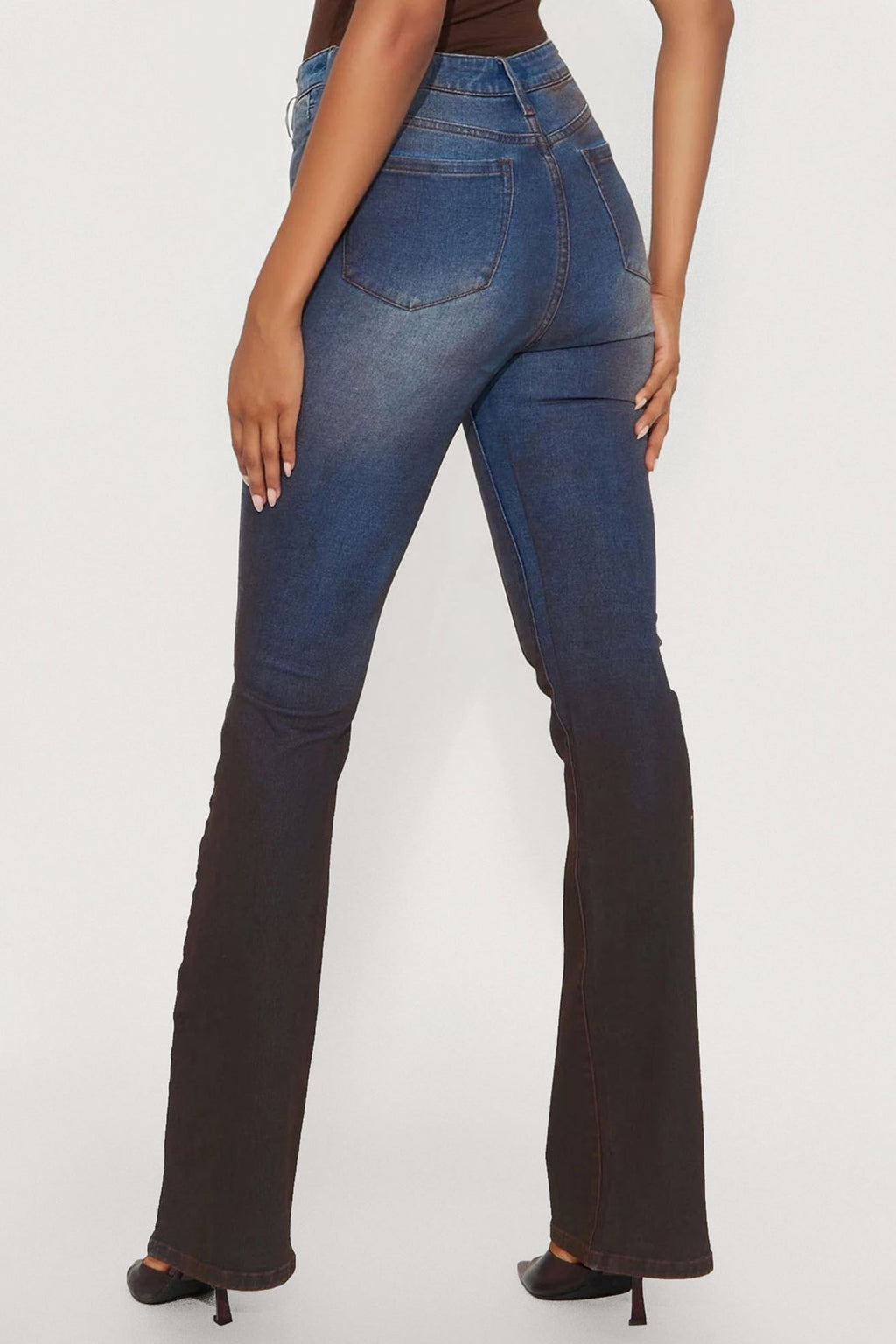 Tall Such A Smoke Show Stretch Tinted Bootcut Jeans - Dark Wash