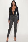 Tall Our Favorite High Rise Skinny Jeans - Grey