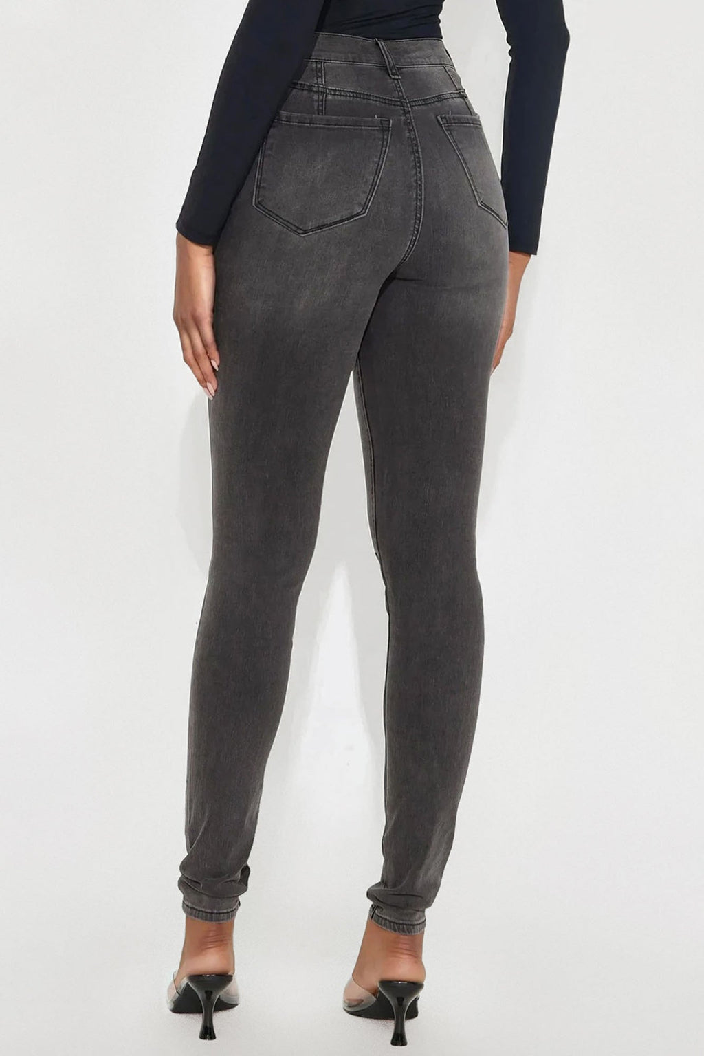 Tall Our Favorite High Rise Skinny Jeans - Grey