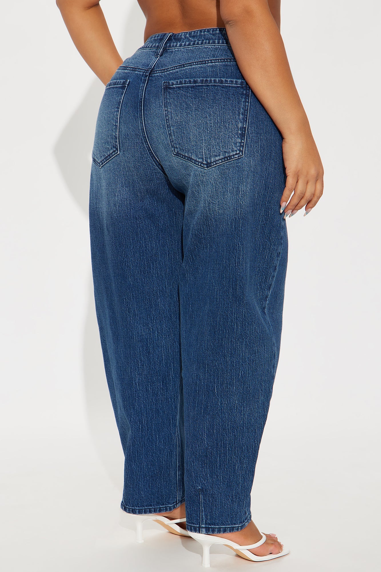 For The Record Stretch Taper Leg Jeans - Dark Wash
