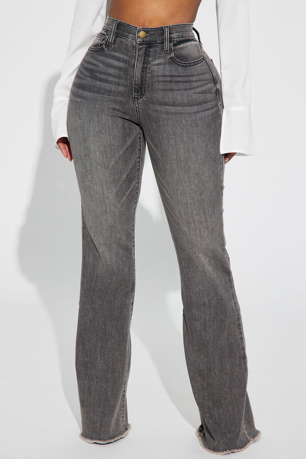 Best Behavior Stretch Flare Jean - Black Wash