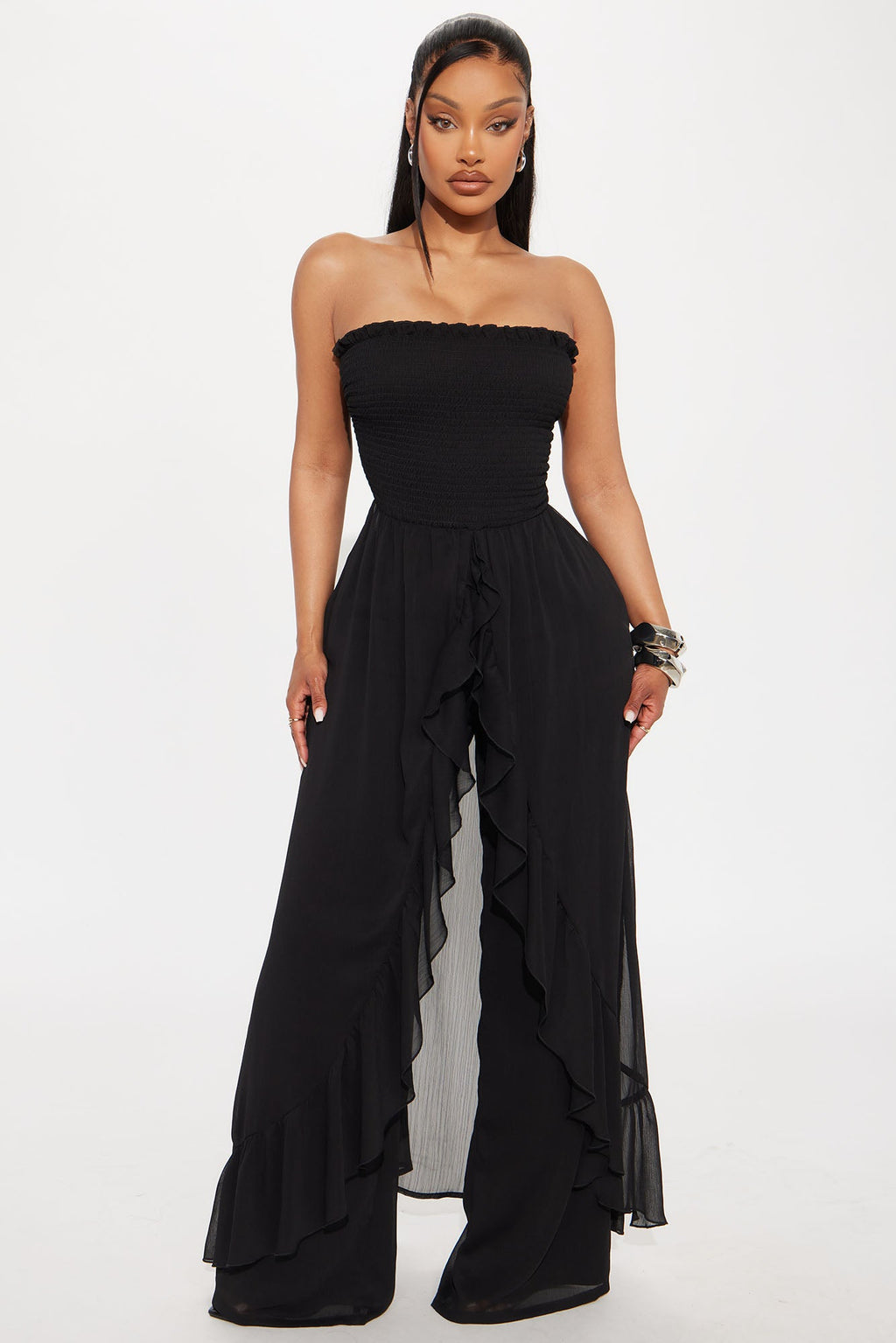 Baby Isabella Solid Pant Set - Black