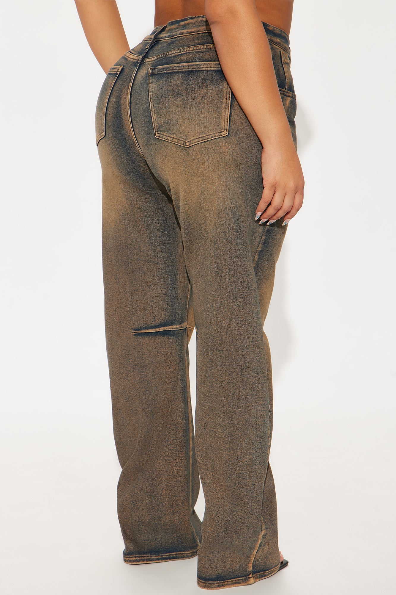 Bring Back Memories Stretch Jeans - Brown