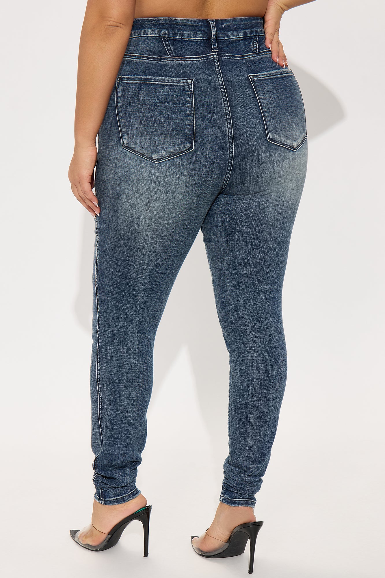 Tall Long Story Short Sculpting Stretch Skinny Jeans - Medium Wash