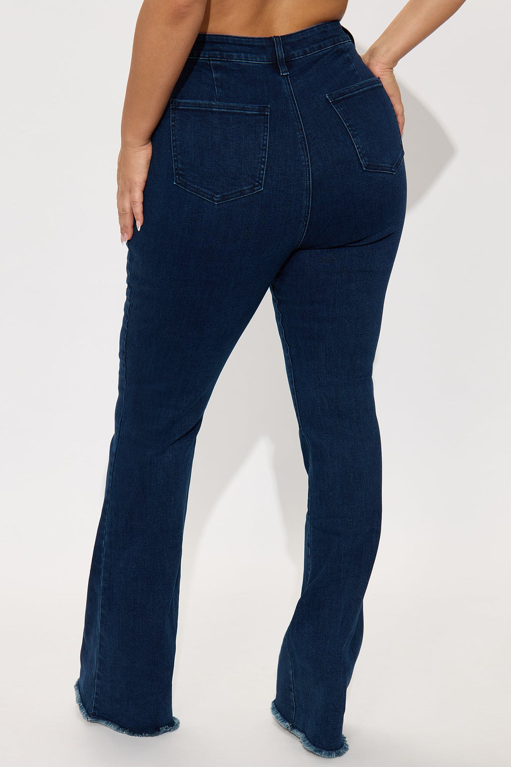 Tall 15 Minutes Of Fame High Waisted Flare Jeans - Acid Wash Denim
