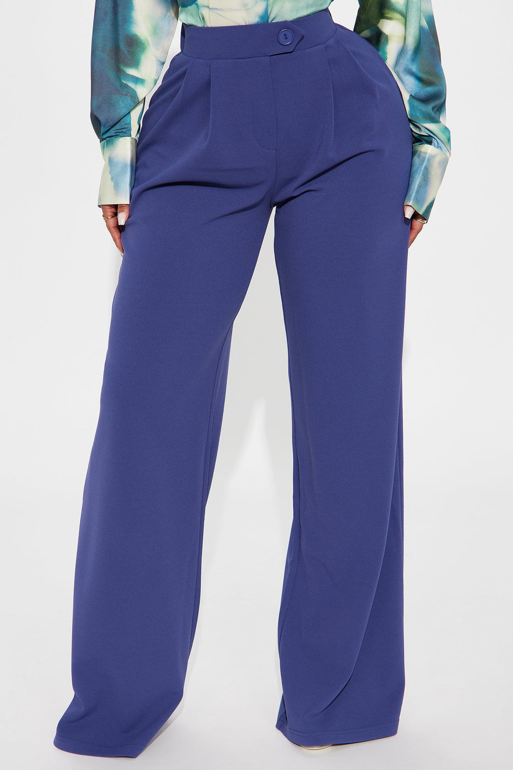 What Matters Most Wide Leg Trouser - Blue