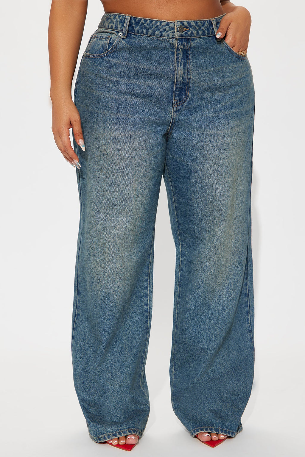 Match Made In Heaven Straight Leg Jeans - Dark Wash