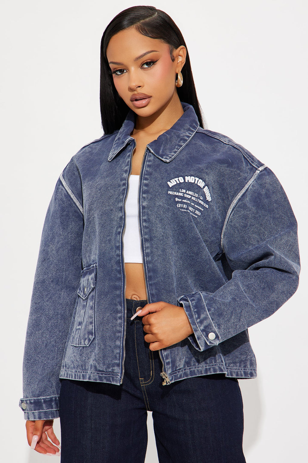 Kenzie Denim Jacket - Vintage Wash