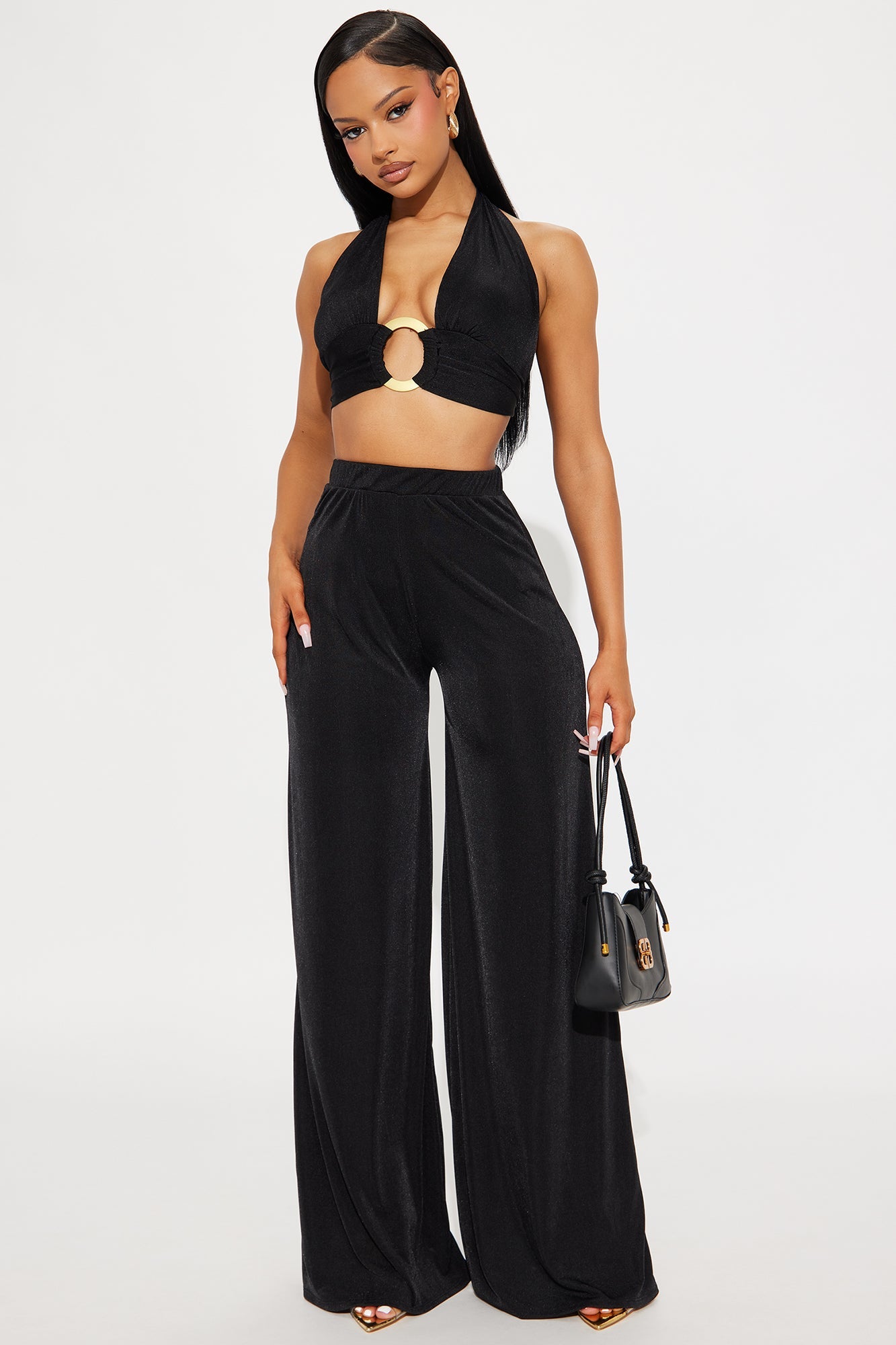 Fierce & Fabulous Pant Set - Black