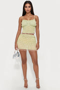 Your Lucky Charm Skirt Set - Sage