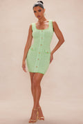 Robin Sweater Mini Dress - Green