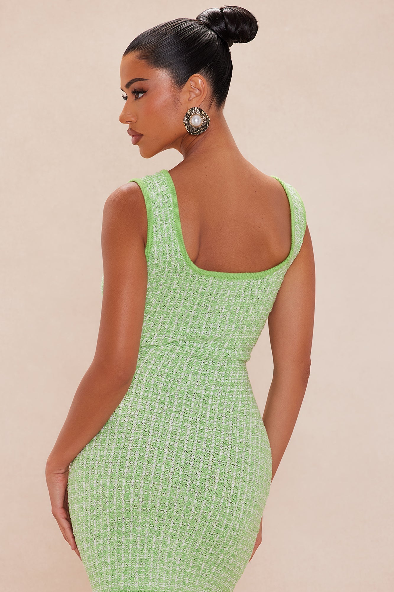 Robin Sweater Mini Dress - Green