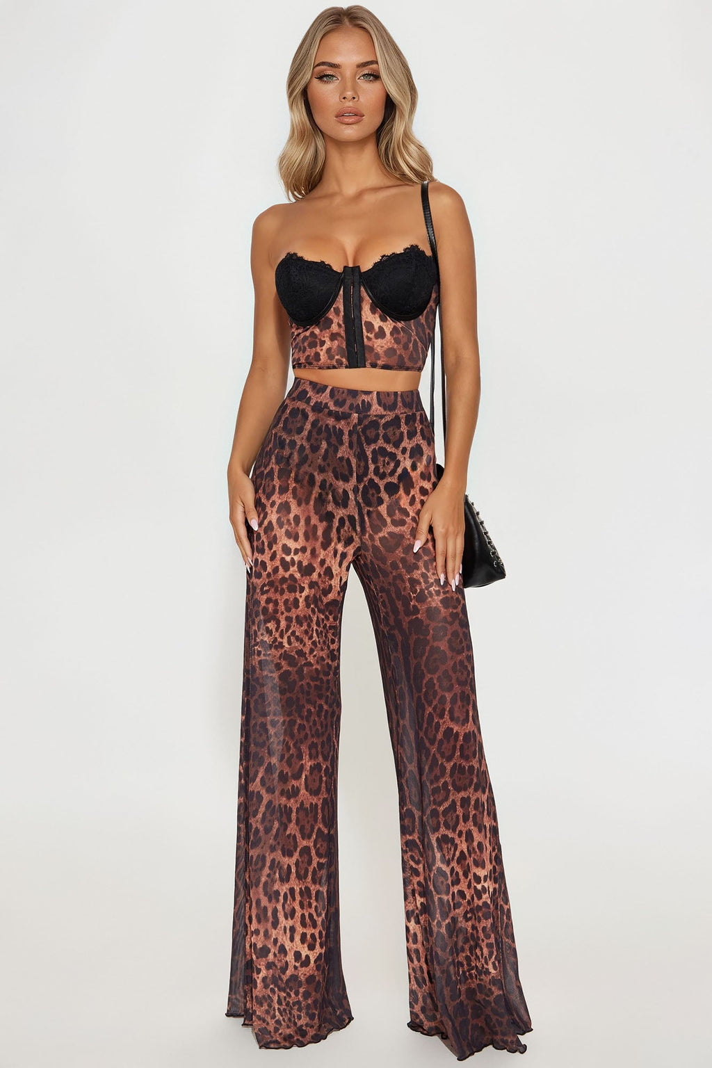 Amaya Animal Mesh Set - Brown Combo