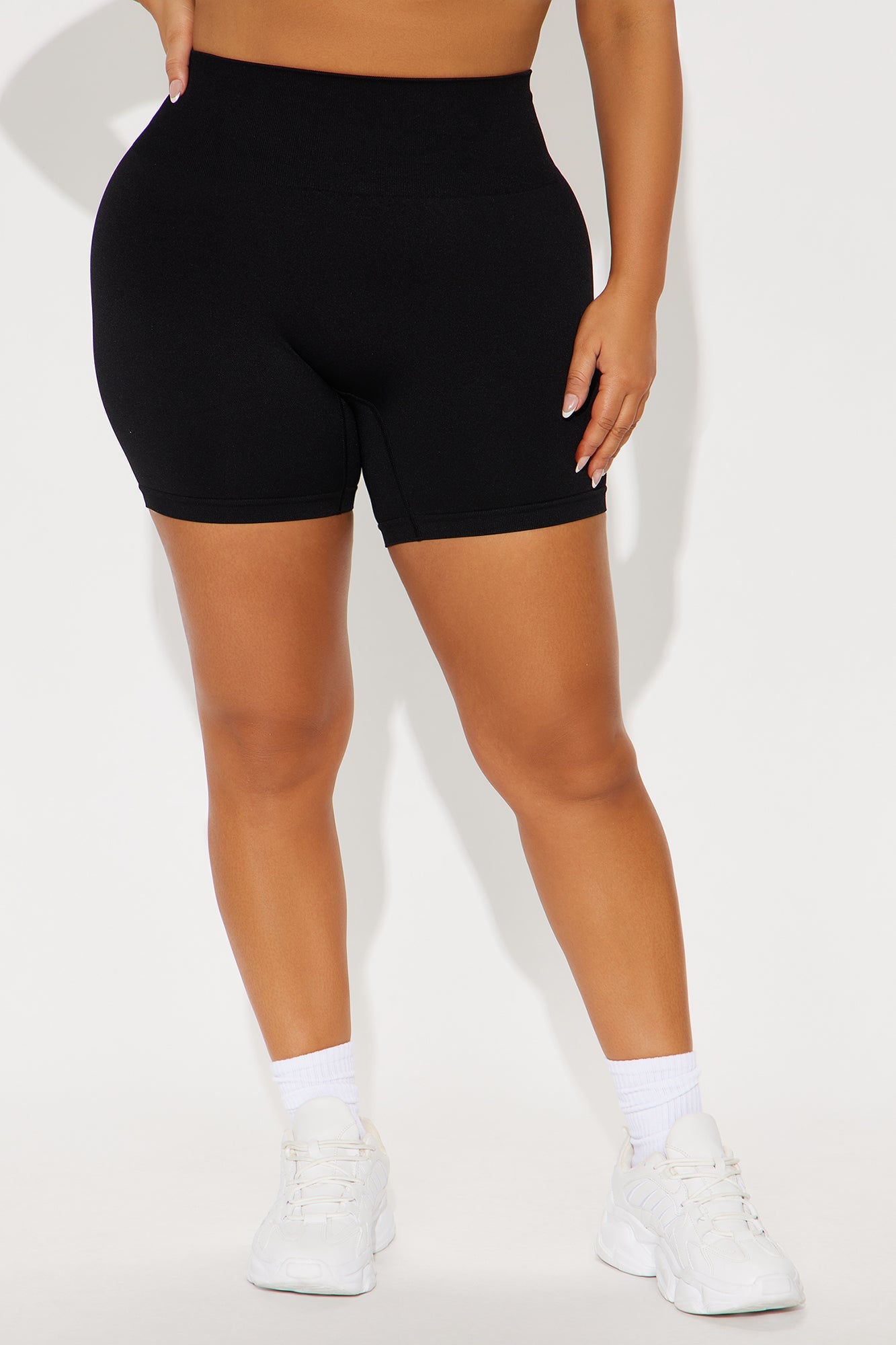 Mia Seamless Biker Short - Black