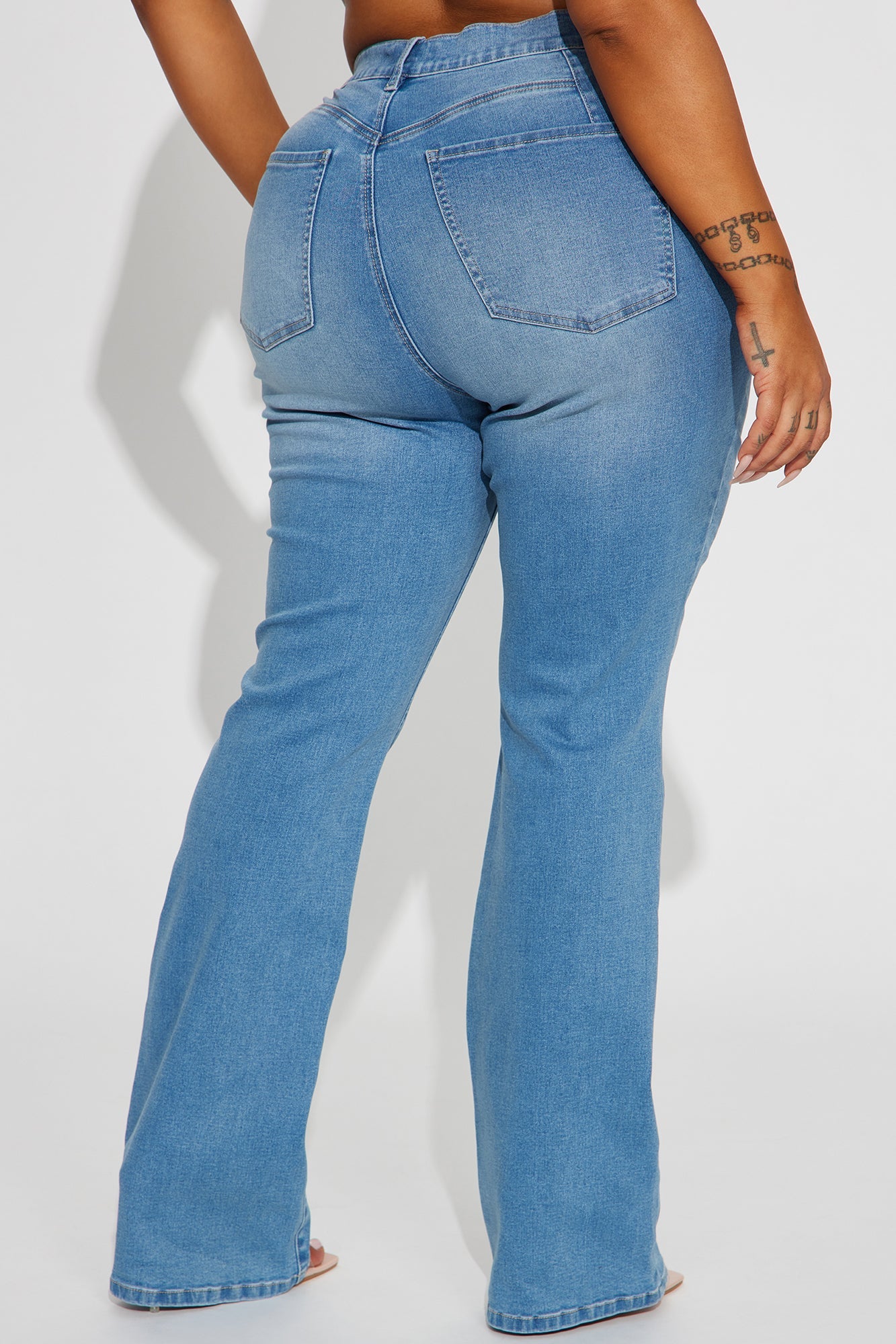 Houston Curvy Stretch Bootcut Jean - Medium Wash