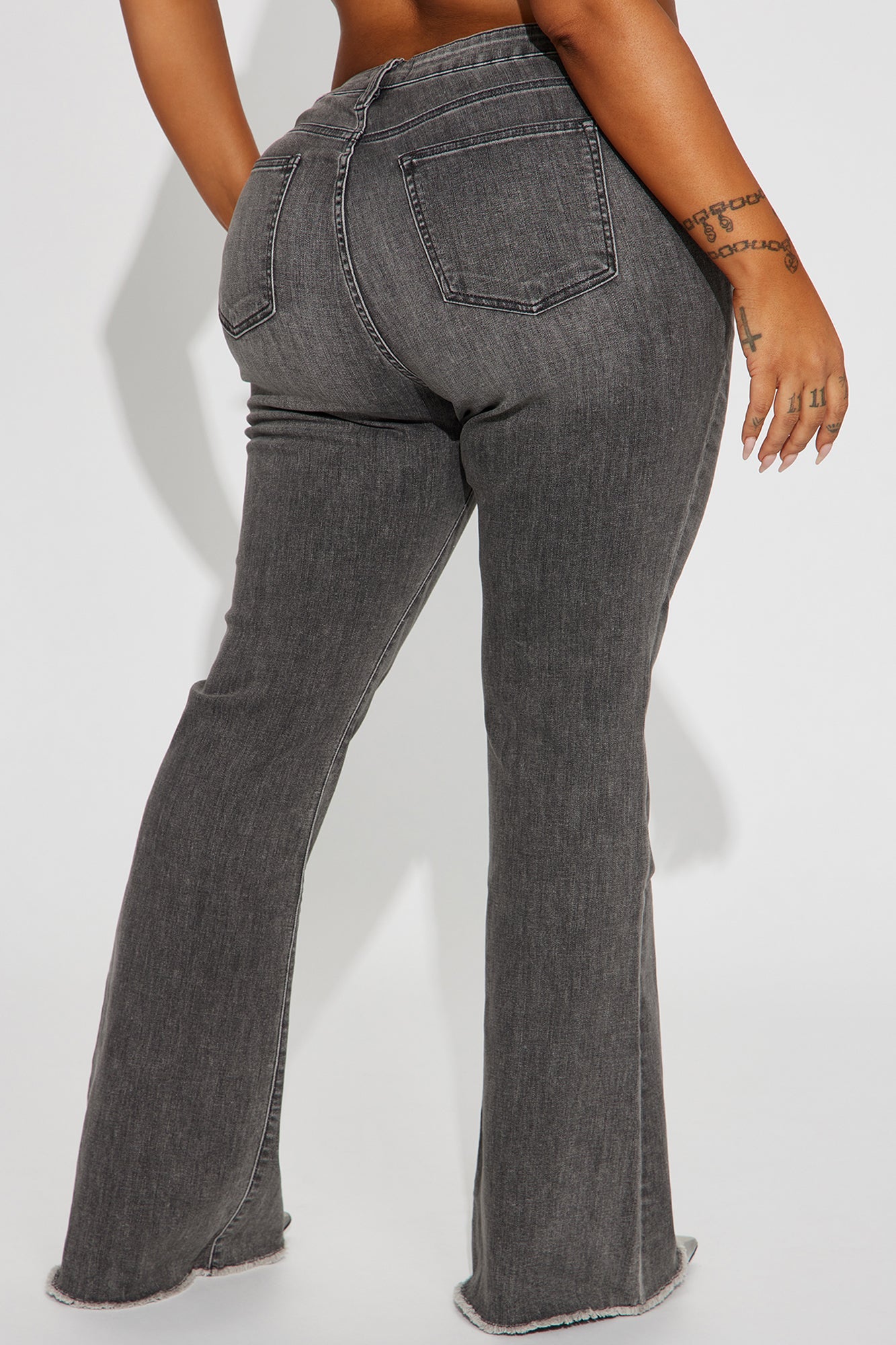 Best Behavior Stretch Flare Jean - Black Wash