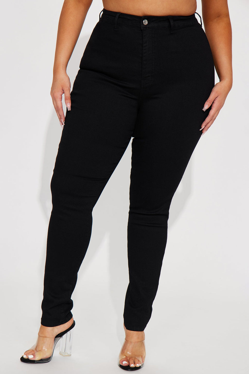 Enough Said High Stretch Skinny Jean - Black