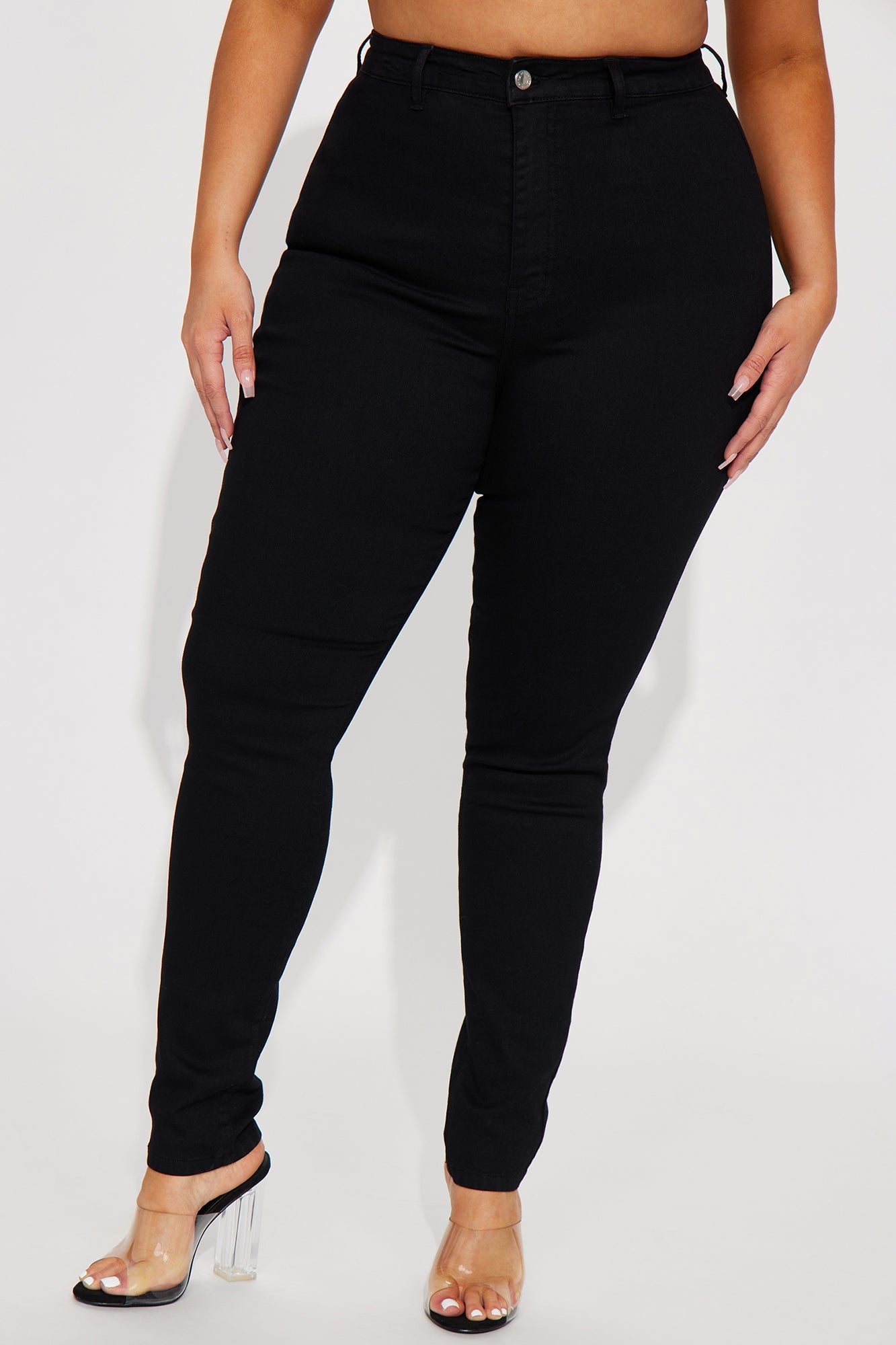 Enough Said High Stretch Skinny Jean - Black