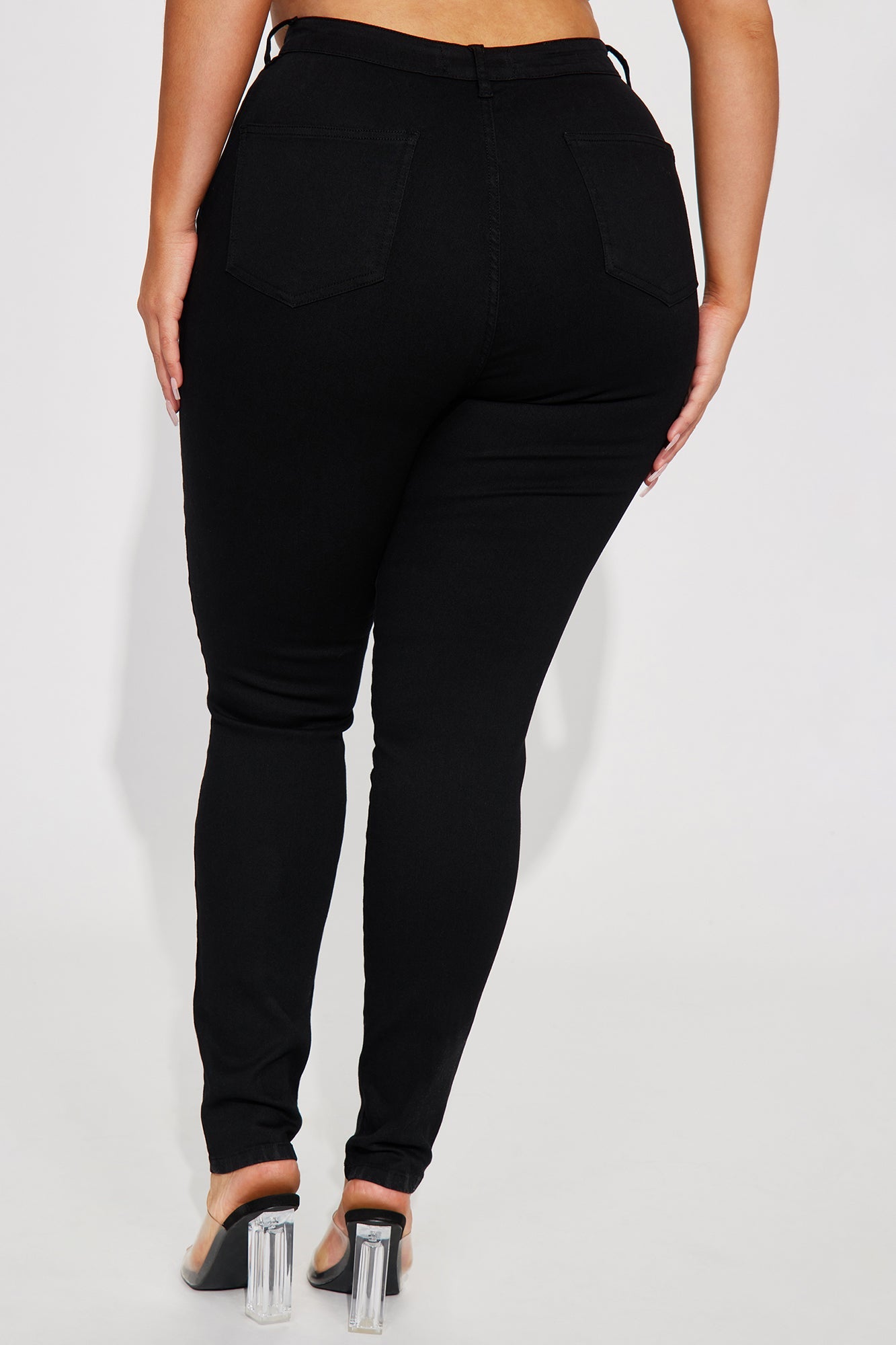 Enough Said High Stretch Skinny Jean - Black