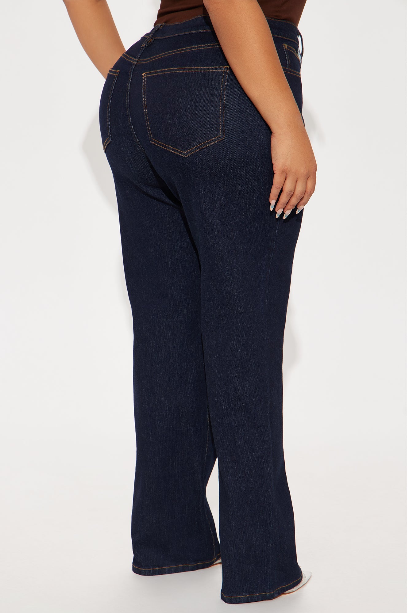 Erin Straight Leg Jeans - Dark Wash
