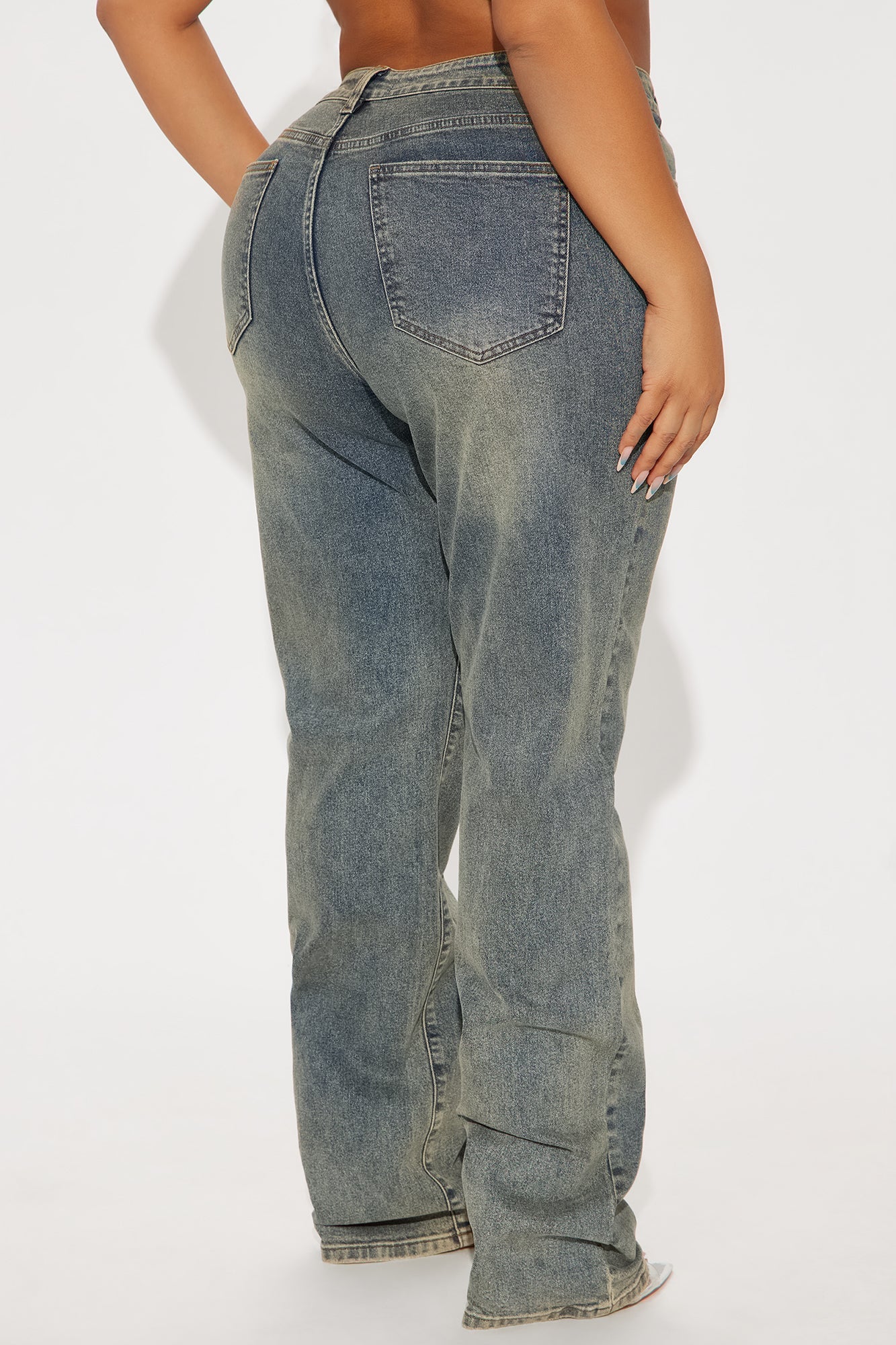 Tall Left Him Speechless Straight Leg Jeans - Vintage Wash
