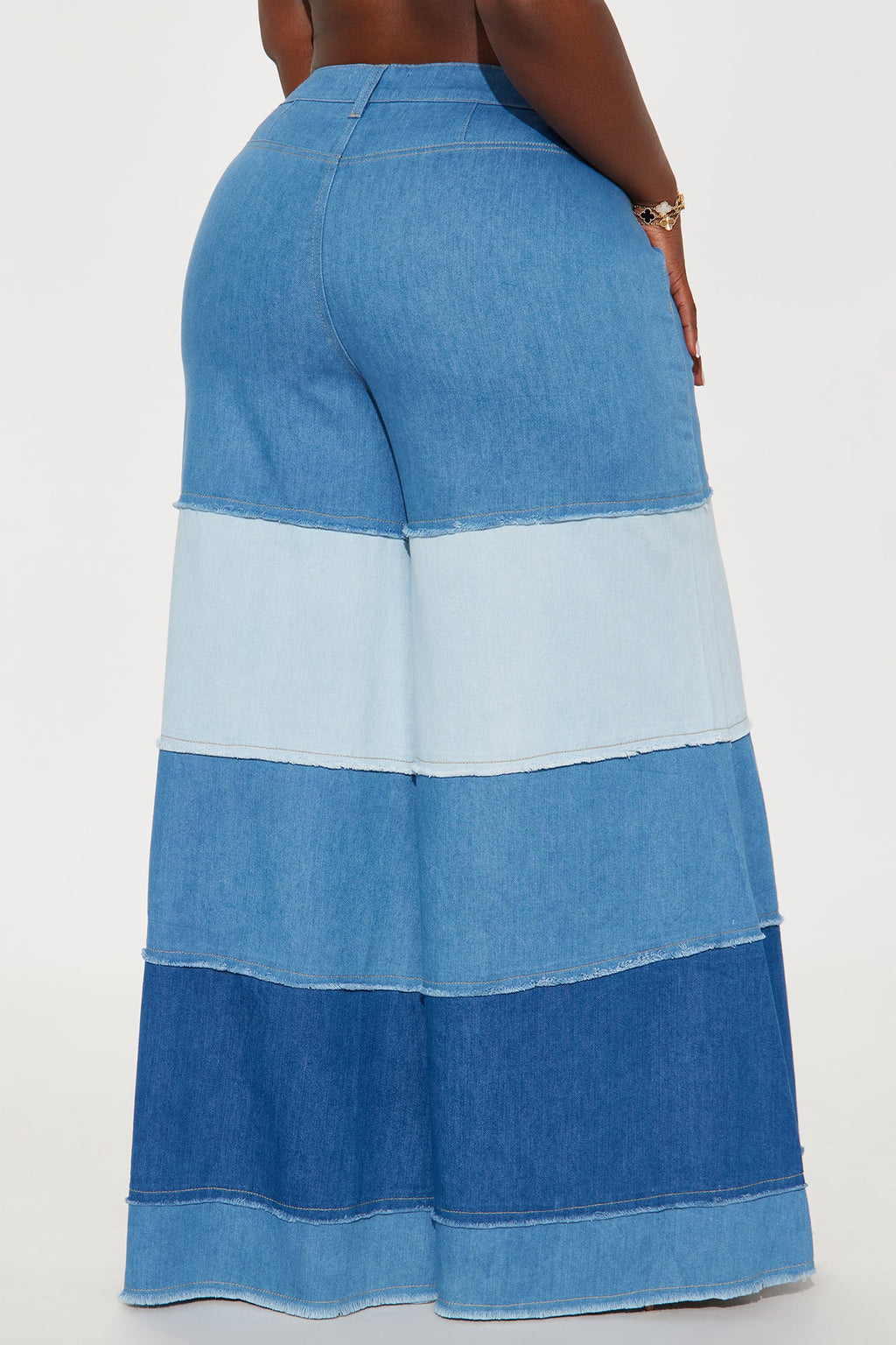 Bali Babe Flowy Wide Leg Jeans - Blue Wash