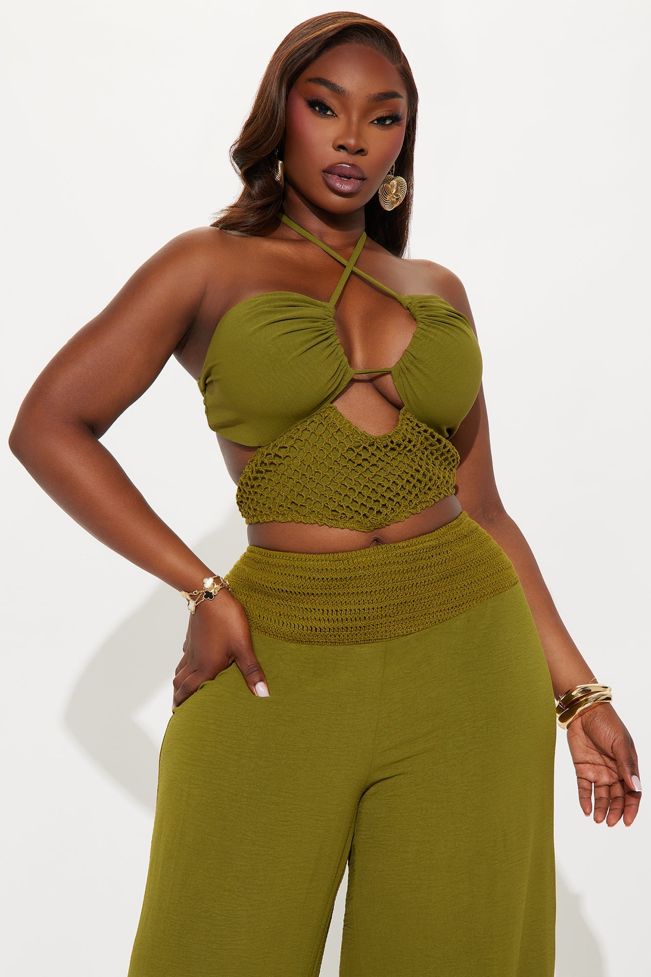 Paloma Pant Set - Olive