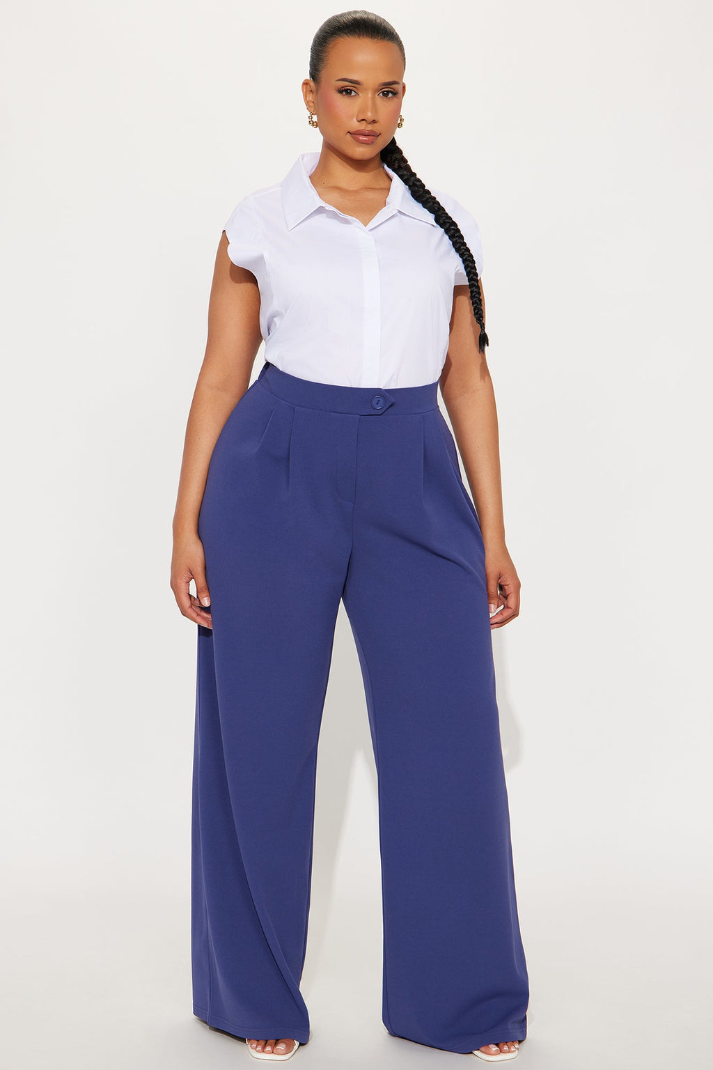 What Matters Most Wide Leg Trouser - Blue