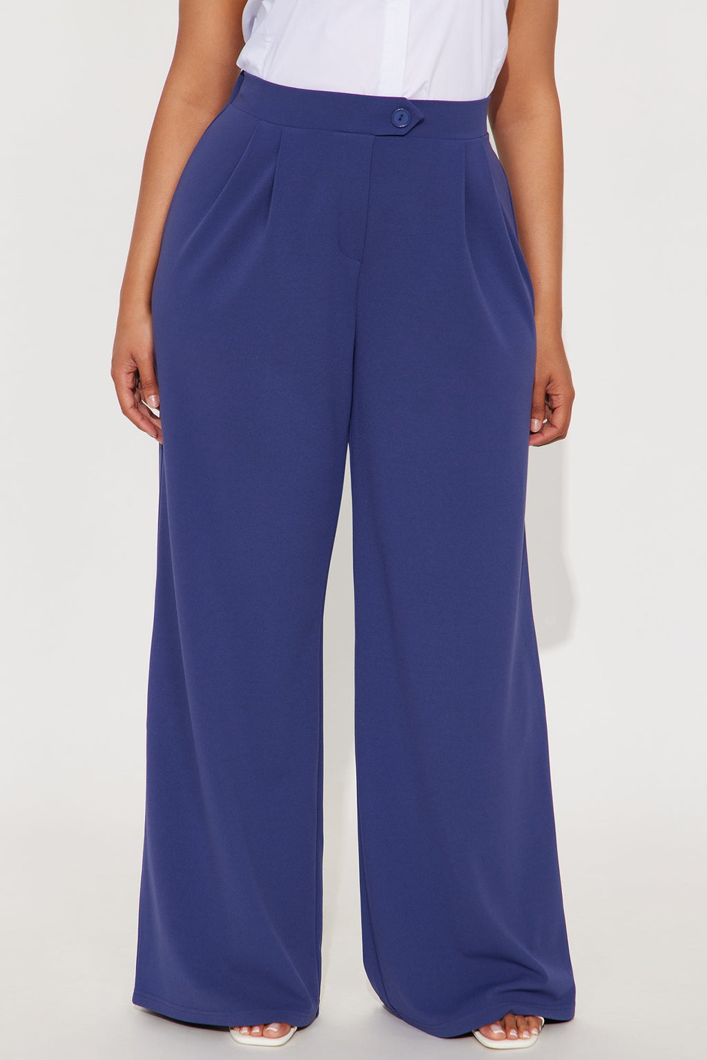 What Matters Most Wide Leg Trouser - Blue